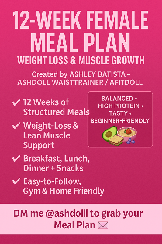 Ashdoll 12 Weeks Meal Plan